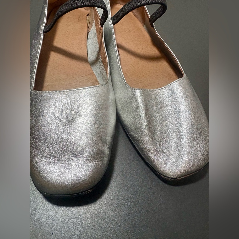 MADEWELL The Greta Silver Mary Jane Flats - Picture 7 of 10